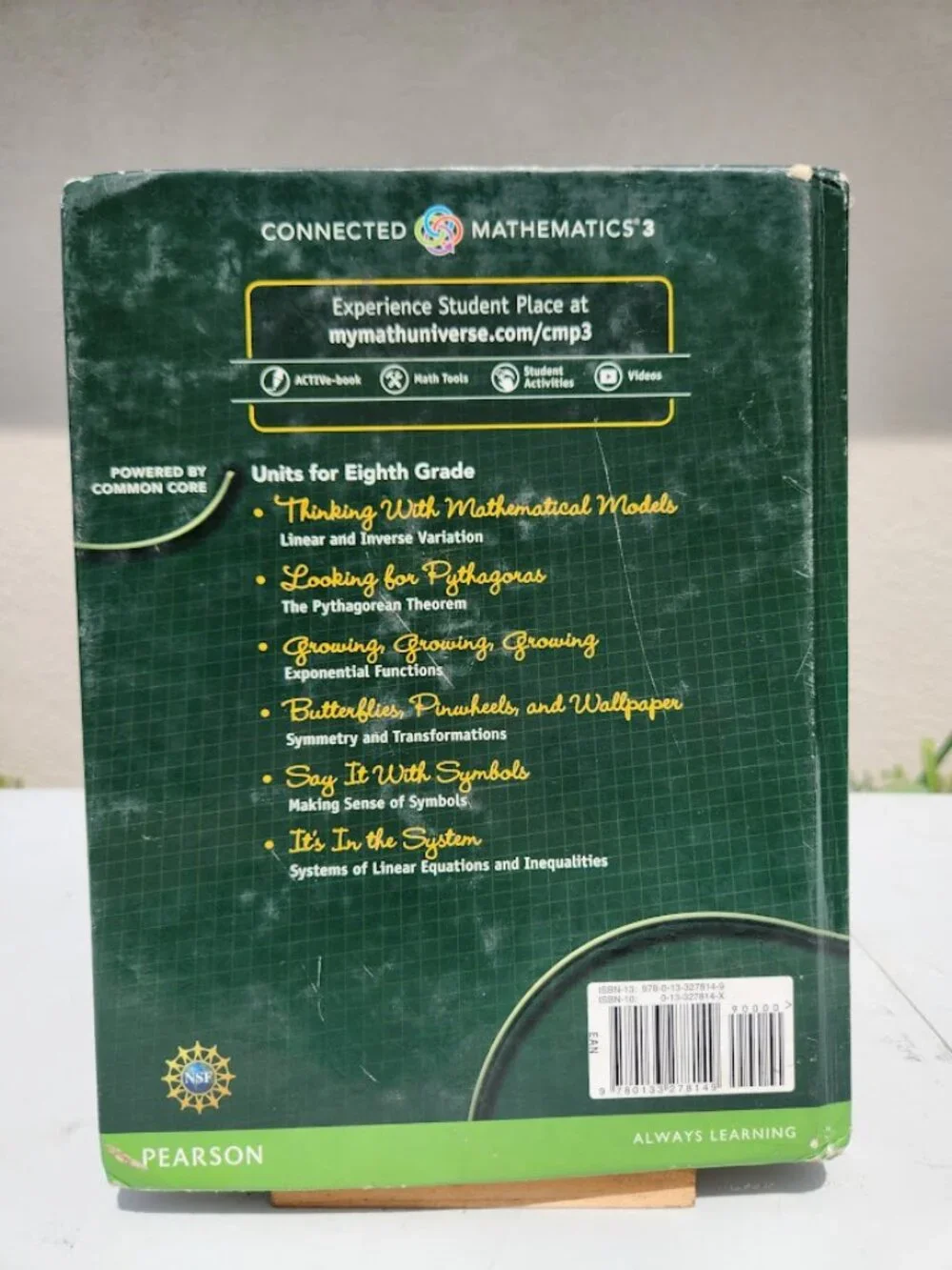Connected Mathematics 3 Grade 8 CMP3 8th Grade Textbook Book Hardcover Pearson /